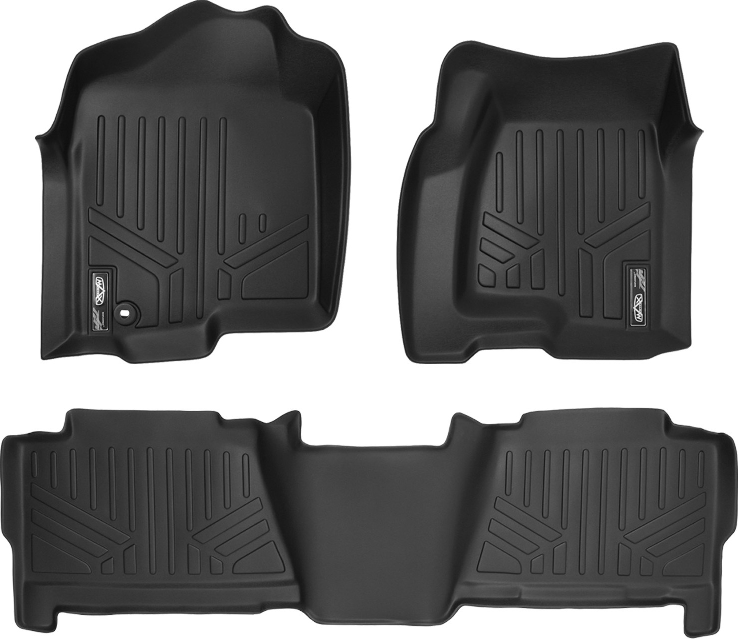 Smartliner Floor Mats Liner Set For Chevy Gmc Cadillac Crew Cab