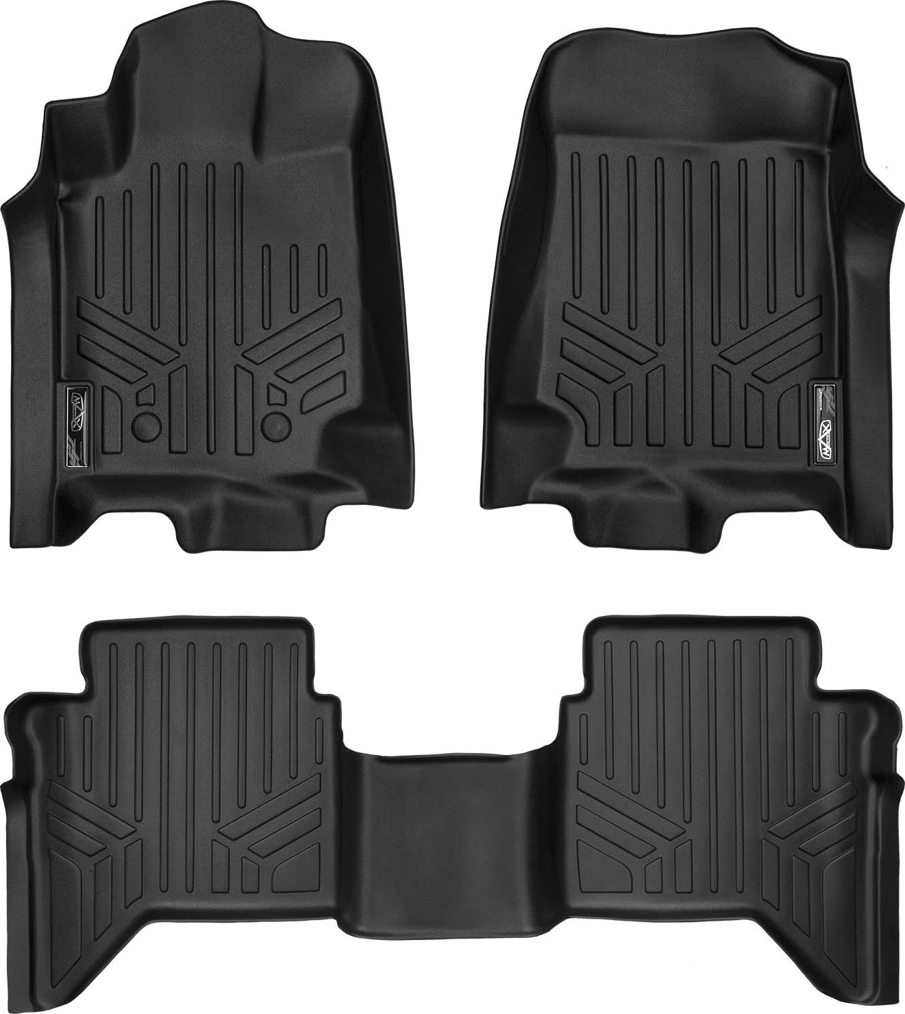 SmartLiner All Weather Floor Mats for Ford Ranger Crew Cab 2015-2018